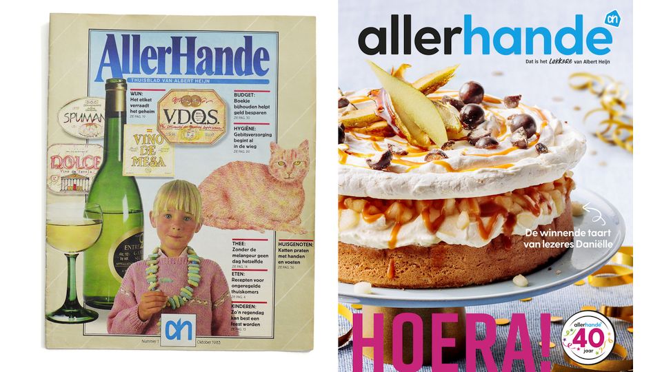 De Allerhande begon als een krant en werd later een magazine. Albert Heijn heeft magazines dus slim ingezet in hun contentstratie. 