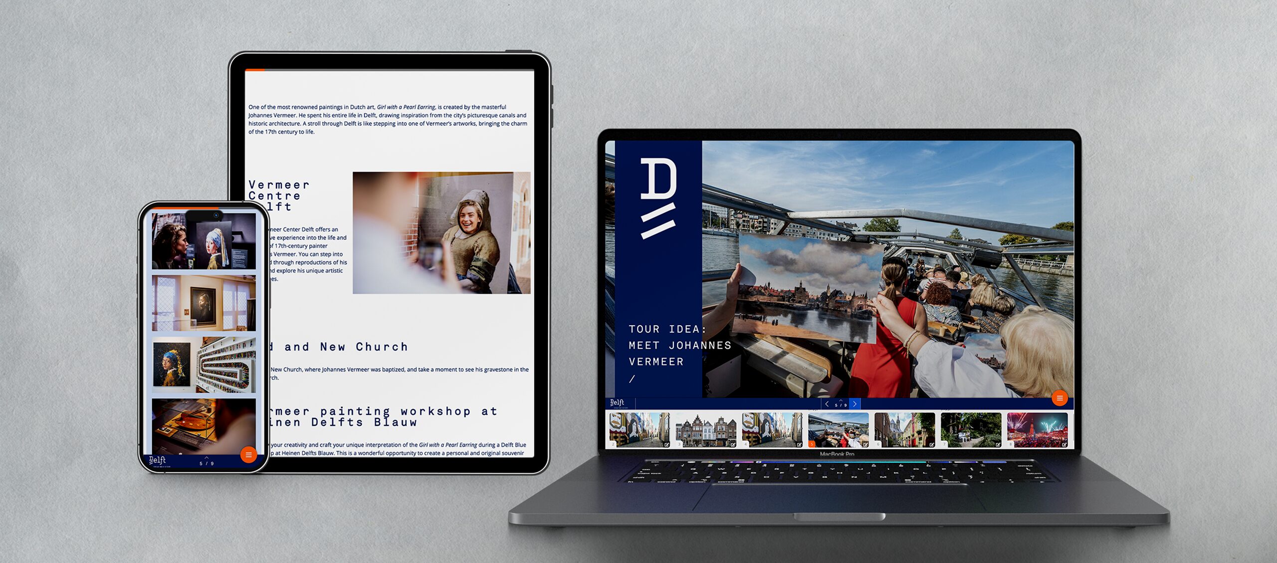 Delft mockup magazine digital created by daily creative agency